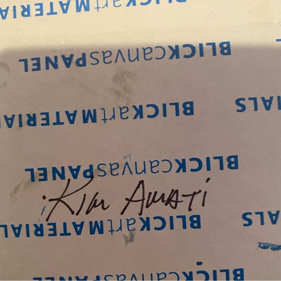 Kim Amati Original Button Flower Garden Mixed Media‎ Framed Art - Picture 6 of 6